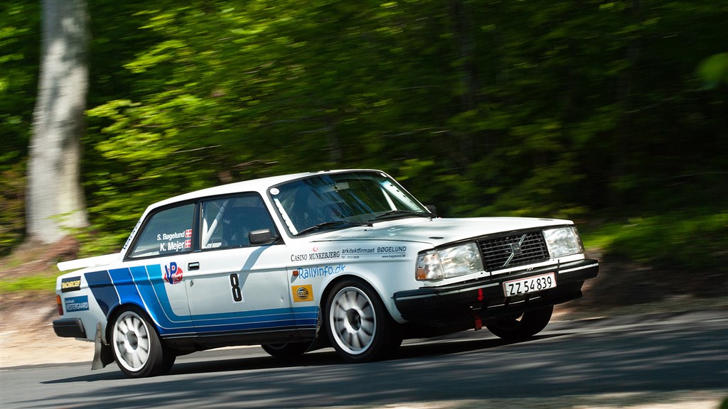 Kurt Mejer kørte sig ind på en samlet føring i Danmarksmesterskabet i Hillclimb efter anden afdeling blev kørt på Sjælland.
(Foto: rallypics.dk / Viggo Johansen)